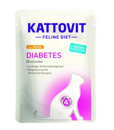 Kattovit Gatto Diabete Pollo busta 85 gr
