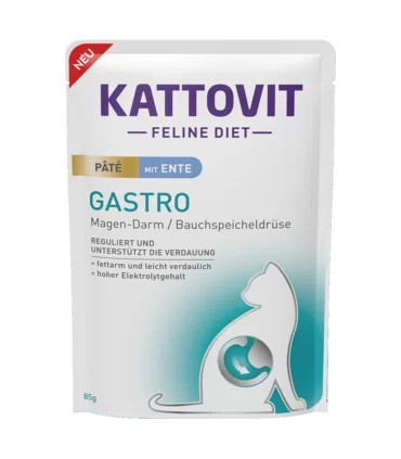 Kattovit Gatto Patè Gastro Anatra busta 85 gr