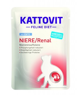 Kattovit Gatto Renal Anatra busta 85 gr