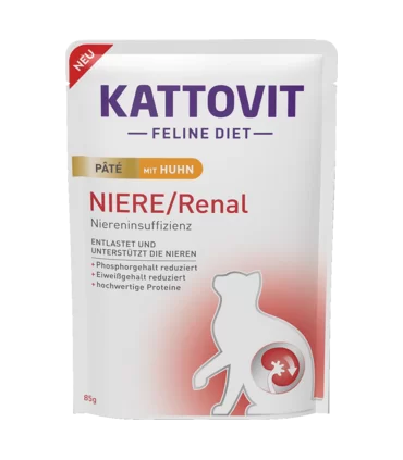 Kattovit Gatto Patè Renal Pollo busta 85 gr