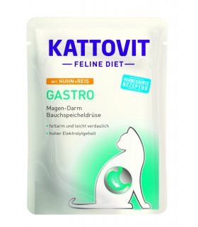 Kattovit Gatto Gastro Pollo e Riso busta 85 gr