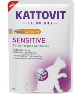 Kattovit Gatto Patè Sensitive Pollo busta 85 gr