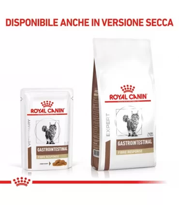Royal canin gastrointestinal fibre response gatto 12 buste 85 gr
