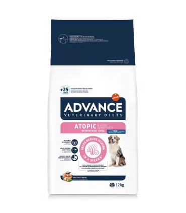 Advance Veterinary Diets cane Atopic medium maxi trota 12 kg