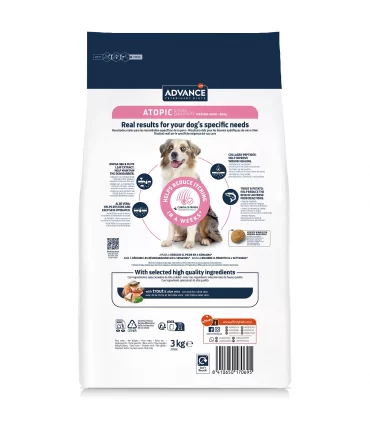 Advance Veterinary Diets cane Atopic medium maxi trota 3 kg