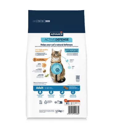 Advance activedefense gatto adult pollo 1,5 kg