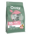 Oasy superior formula gatto adult sterilized maiale 1,5 kg