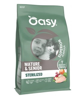 Oasy superior formula gatto mature&senior pollo 1,5 kg
