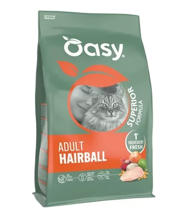 Oasy superior formula gatto adult hairball 300 gr