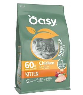 Oasy superior formula kitten pollo 300 gr
