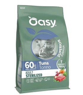 Oasy superior formula gatto adult sterilized tonno 6 kg