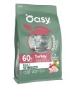 Oasy superior formula gatto adult sterilized tacchino 300 gr