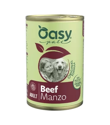 Oasy cane adult lifestage manzo pate umido 400 gr