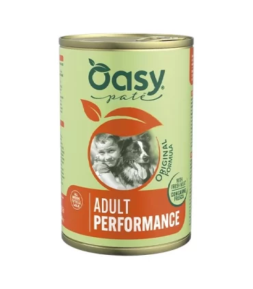 Oasy cane adult lifestage performance pate umido 400 gr