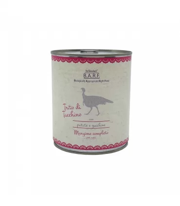 Dr.Clauder's Barf menu completo cane trito di tacchino 800 gr