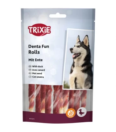 Trixie denta fun mini chewing rolls anatra 120 gr