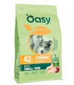 Oasy original formula cane adult small mini pollo 2 kg