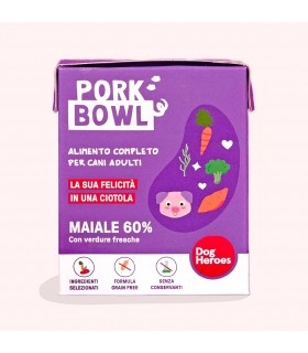 Dog Heroes Maiale Bowl con verdure fresche 390 gr