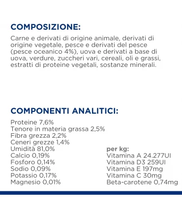 Hill's Prescription Diet gatto metabolic bustina pesce oceanico 85 gr
