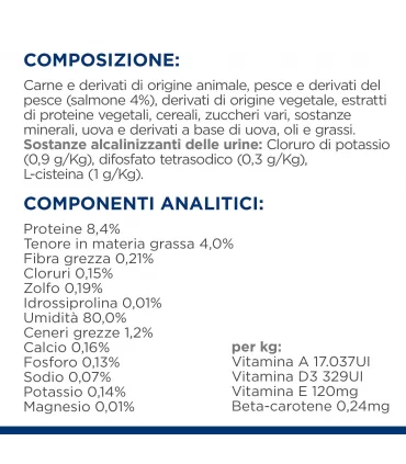 Hill's Prescription Diet gatto c/d multicare bustina salmone 85 gr