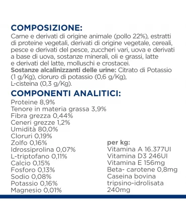 Hill's Prescription Diet gatto c/d multicare stress bustina pollo 85 gr