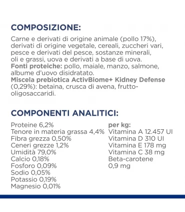 Hill's Prescription Diet gatto k/d bustina pollo 85 gr