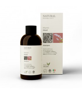 Natural derma pet shampoo manti ricci 200 ml