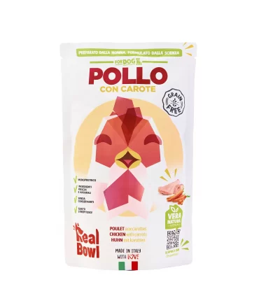 Real Bowl cane grain free pollo 1 bustina 700 gr