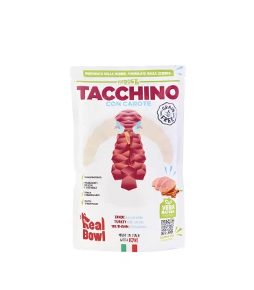 Real Bowl cane grain free tacchino 1 bustina 700 gr