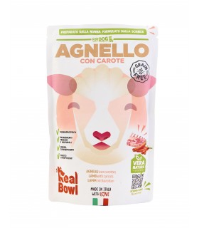 Real Bowl cane grain free agnello 1 bustina 700 gr