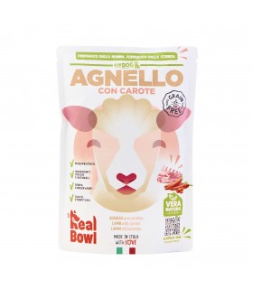 Real Bowl cane grain free agnello 1 bustina 400 gr