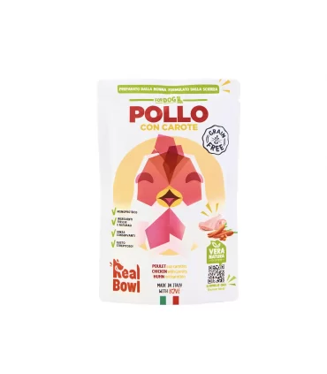 Real Bowl cane grain free pollo 1 bustina 150 gr