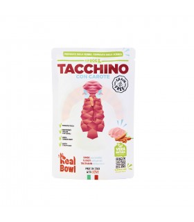 Real Bowl cane grain free tacchino 1 bustina 150 gr