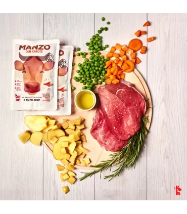 Real Bowl cane grain free manzo 7 bustine 150 gr