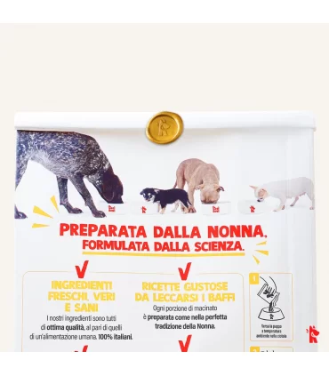 Real Bowl cane grain free MIX 2 Manzo 3 Pollo 2 Pesce bustine 150 gr