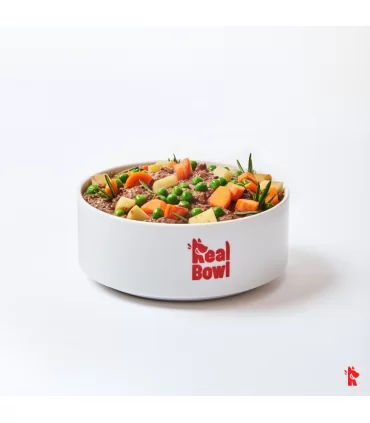 Real Bowl cane grain free MIX 5 Manzo 5 Pollo 4 Pesce bustine 700 gr