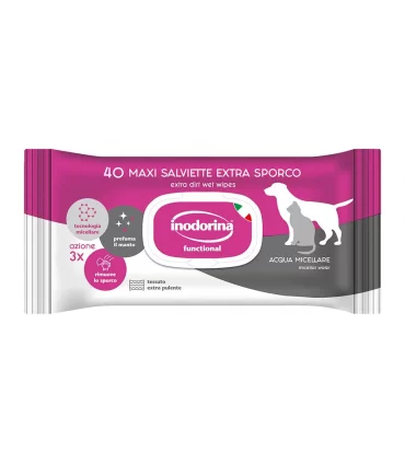 Inodorina functional 40 maxi salviette extra sporco acqua micellare