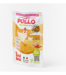 Real Bowl gatto grain free 1 bustina pollo 80 gr