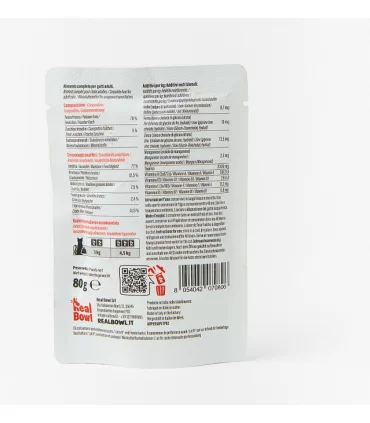 Real Bowl gatto grain free 1 bustina pesce 80 gr