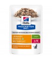 Hill's Prescription Diet gatto c/d urinary stress + metabolic bustina pollo 85 gr