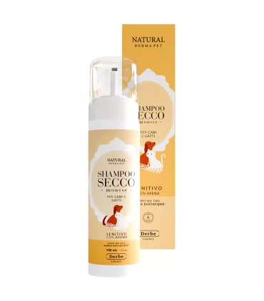 Natural derma pet Shampoo secco Mousse Lenitivo 150 ml