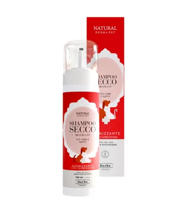 Natural derma pet Shampoo secco Mousse Igienizzante 150 ml