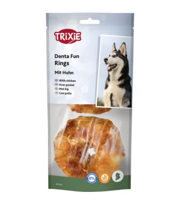 Trixie denta fun rings con pollo 2 pezzi 110 gr