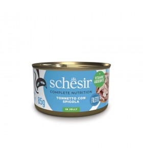 Schesir gatto gelatina tonnetto con spigola 85 gr
