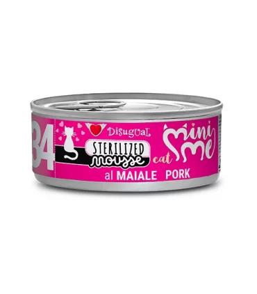 Disugual mini me 34 sterilized mousse maiale 85 gr