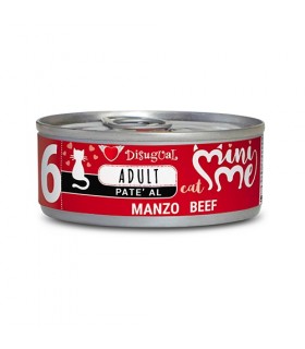 Disugual mini me 6 gatto adult pate manzo 85 gr