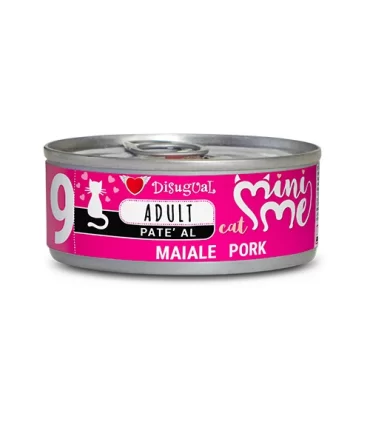 Disugual mini me 9 gatto adult pate maiale 85 gr