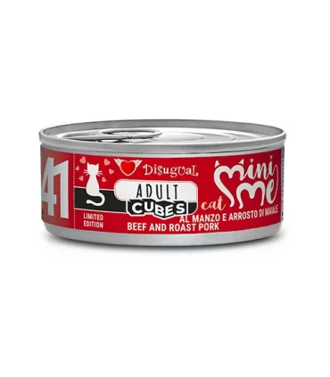 Disugual mini me 41 adult cubes manzo e arrosto di maiale 85 gr