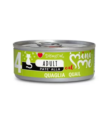 Disugual mini me 4 gatto adult pate quaglia 85 gr