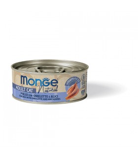 Monge natural gatto adult pollo con omelette e alici 80 gr